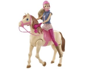 Barbie und ihr Reitpferd